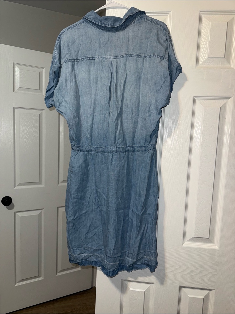 cloth & stone by Anthropologie Light Blue Chambray Mini Dress - Picture 5 of 8